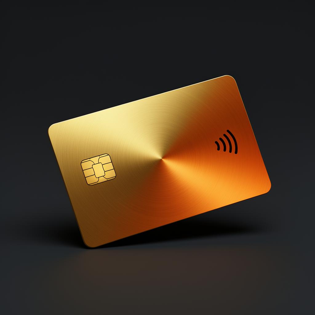American Express Business Gold card mockup